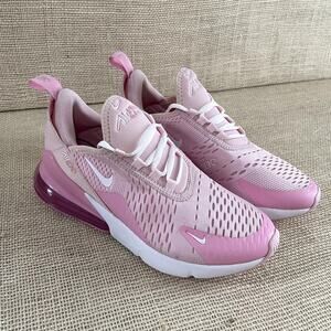 Nike Air Max 270 Gs Pink Foam and White [CV9645-600] Exc Cond! Youth size 6Y